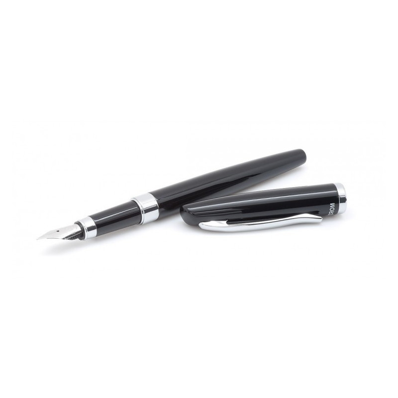 Estilografo Prime Cromo Negro Inoxcrom