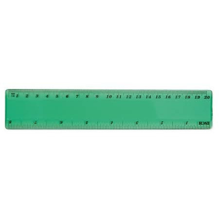 Regla Plastica 20 Cms