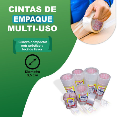 Cinta Transparente 2" x 20mts Cinta Transparente 2" x 20mts