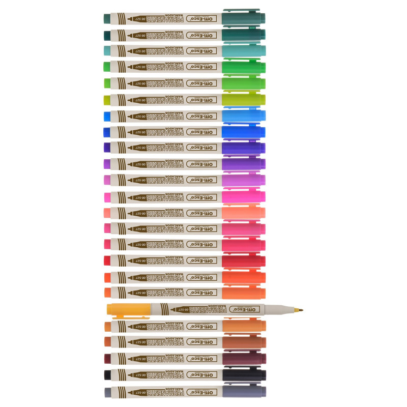 Marcador permanente ultrafino x 26 colores