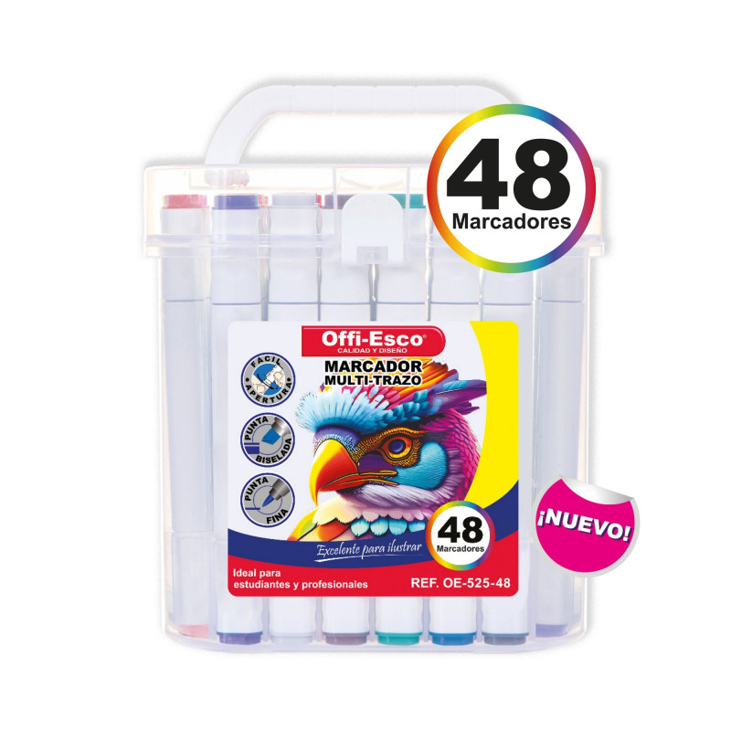 Marcador Multi-trazo X48 unidades Offi-Esco