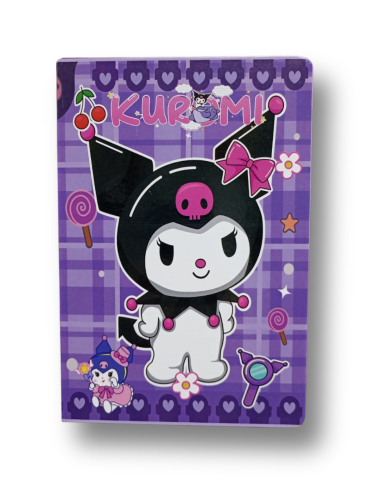 Cuaderno Kuromi Cuadros Mini