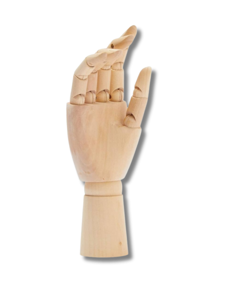 Mano Didáctica en Madera