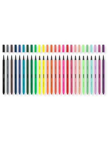 Plumones Premium Kores x26 Triangulares