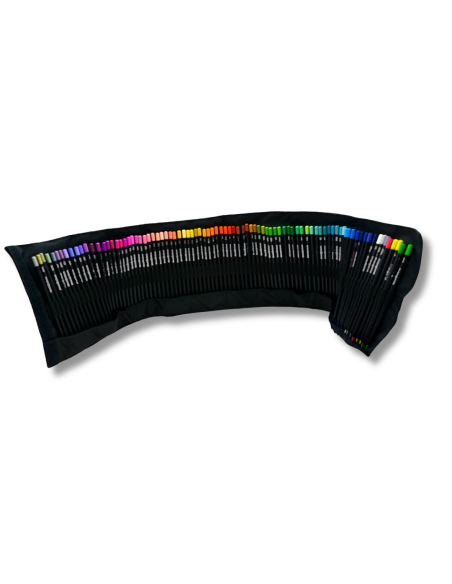 Set de Colores Artisan | 90 Tonos en Estuche de Lona Enrollable