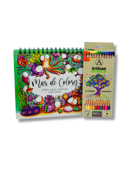 Libro para Colorear Mar de Colores