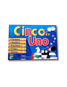 Juego de Mesa 5 en 1 Artisan