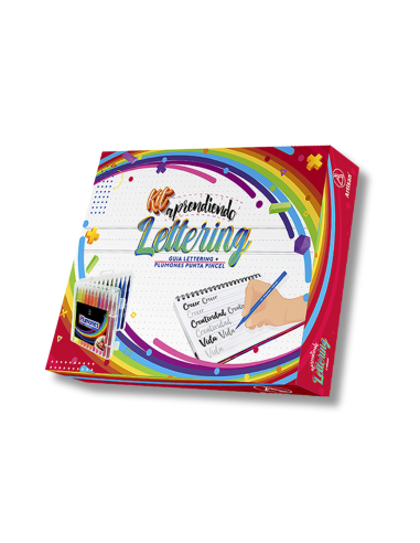 Kit de Lettering x24 Punta Pincel – Artisan