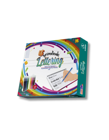 Kit Lettering x12 Punta Pincel – Artisan