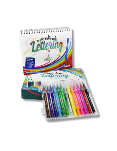 Kit Lettering x12 Punta Pincel – Artisan