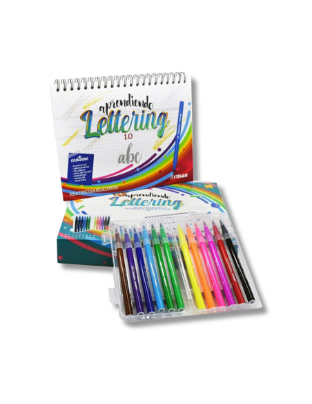 Kit Lettering x12 Punta Pincel – Artisan