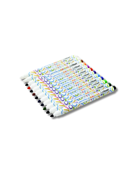Marcadores Mágicos x12 – Con Activador de Color