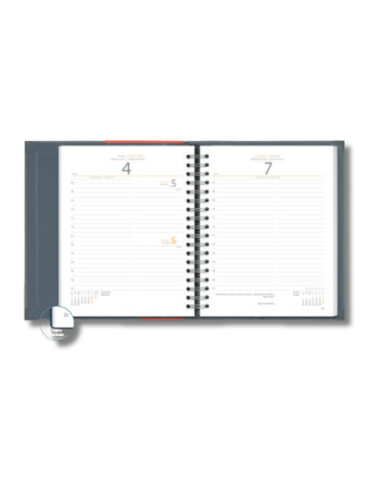 Agenda Diario Anillado 2027 | Estilo Moderno y Organización Diaria