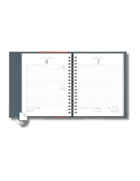 Agenda Diario Anillado 2027 | Estilo Moderno y Organización Diaria