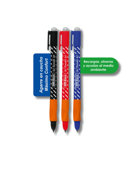 Bolígrafo Gel Borrable OE-025 – Offi-Esco 0.7 mm