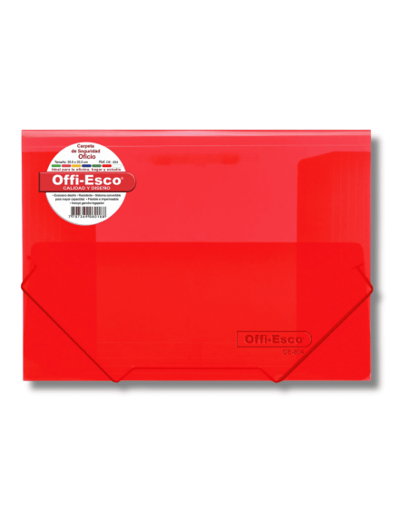 Carpeta Escolar de Seguridad Oficio OE-804 Offi-Esco