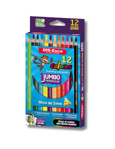 Colores Jumbo Offi-Esco x 12