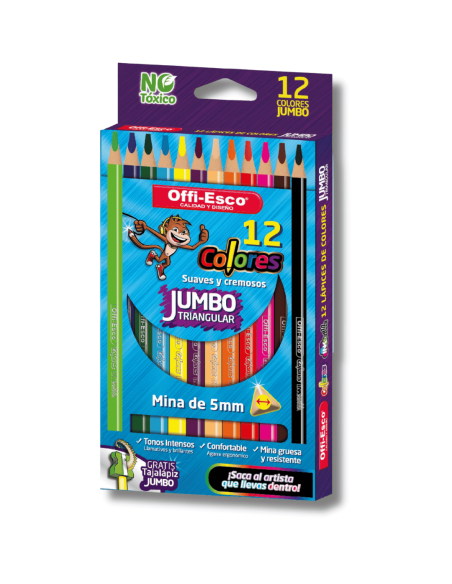 Colores Jumbo Offi-Esco x 12