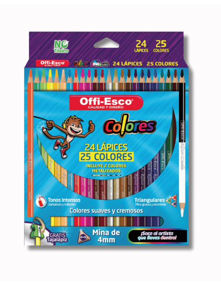 Colores Offi-Esco 24 unidades