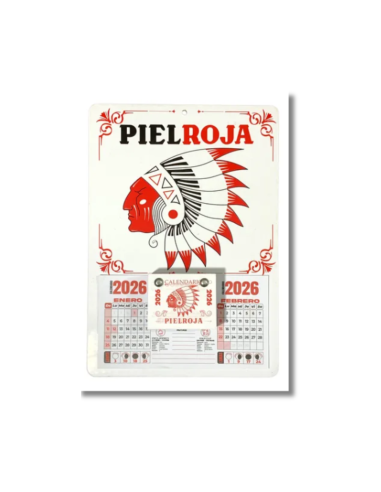 Calendario Piel Roja 2026
