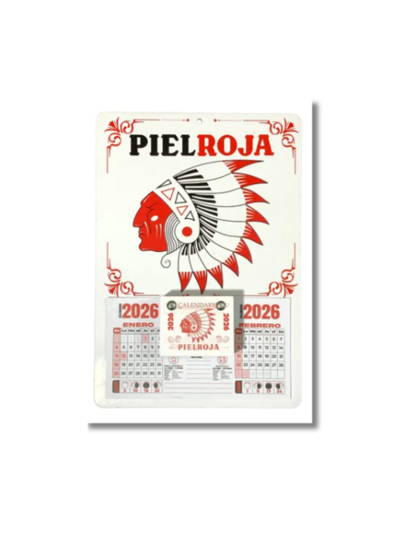 Calendario Piel Roja 2026