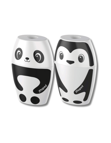 Tajalápiz Fancy Panda y Pingüino