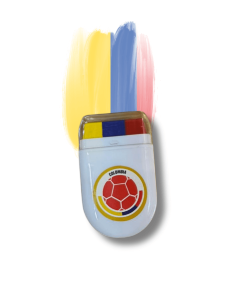 Pintacaritas bandera Colombia | Ideal para fútbol