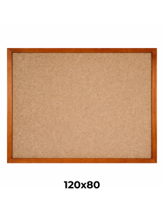 Tablero cartelera de corcho 120 x80