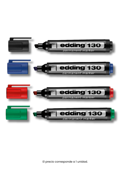 Marcador Permanente Edding 130 | Trazos Multisuperficie
