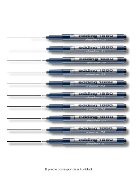 Rapidógrafo Edding 1880 Drawliner | Dibujo y Precisión