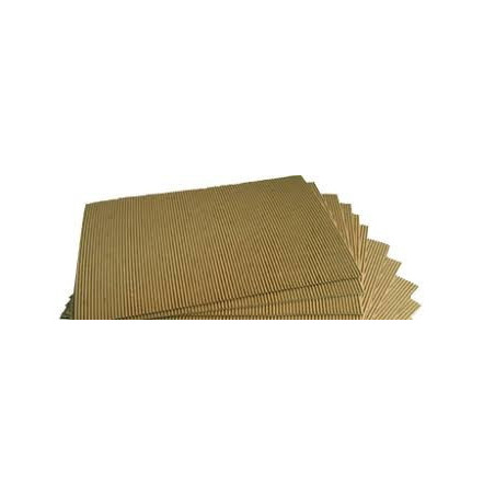 Cartulina Microcorrugada Oro - Plata - Estampada