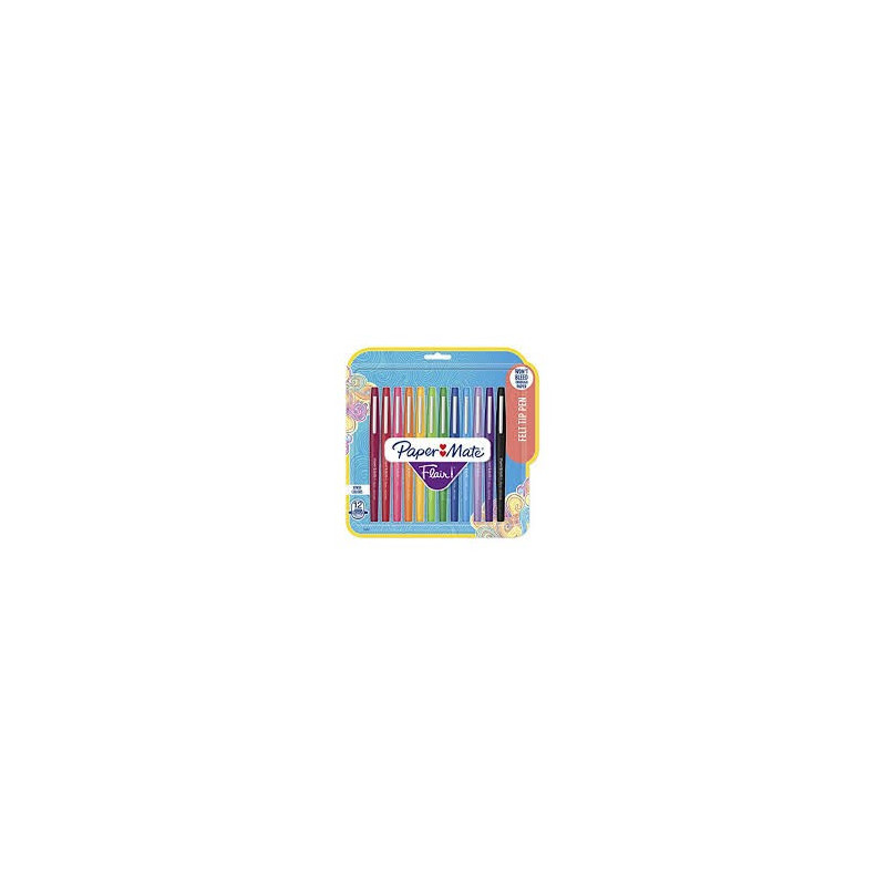 Marcador Flair Paper Mate x12