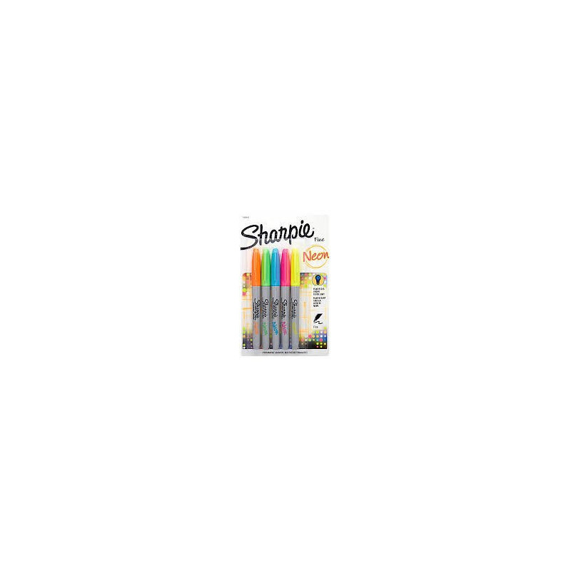 Marcador Sharpie Neon x5