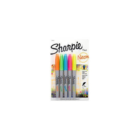 Marcador Sharpie Neon x5